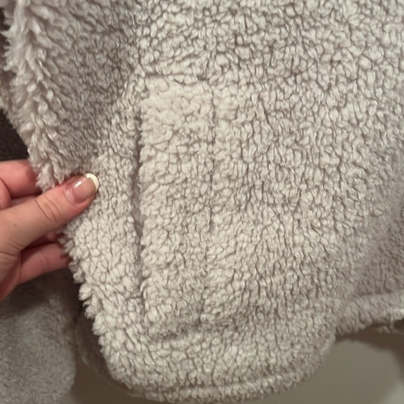 Lululemon cinchable fleece zip up size 6 white opal - Picture 7 of 9